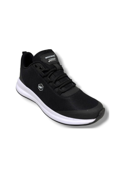 Wickers 2551-26 Anorak Trend Erkek Sneaker Siyah Beyaz Siyah