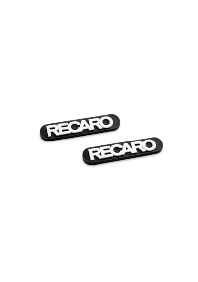 Recaro Koltuk Logo 2 Adet Arma Siyah - Beyaz