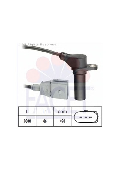 Vw Krank Devir Sensörü 038907319E Facet 9.0218