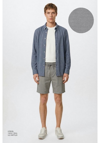 Ac&Co / Altınyıldız Classics Erkek Sıyah Pamuklu Standart Fit Normal Kesim Beli Bağlamalı Yan Cepli Örme Şort Siyah Ac&Co / Altınyıldız Classics Erkek Sıyah Pamuklu Standart Fit Normal Kesim Beli Bağlamalı Yan Cepli Örme Şort Siyah