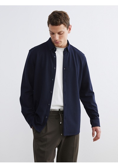 Lcw Vision Lacivert Slim Fit Erkek Gömlek