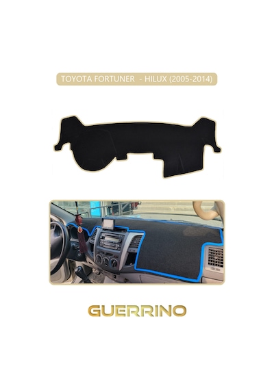 Toyota Fortuner - Hılux 2005-2014torpido Koruma Halısı Bej Kenar