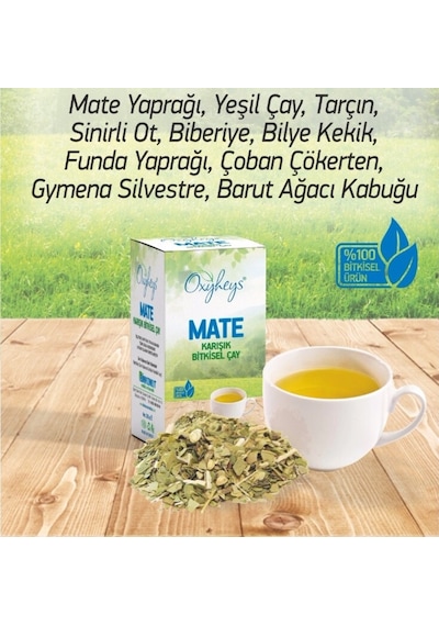 Oxyheys Mate Karışık Bitkisel Çay