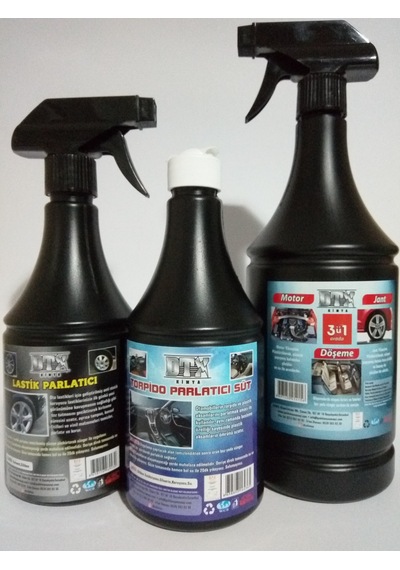 Lastik/Torpido Parlatıcı 500Ml-Motor/Jant/Döşeme 1Lt