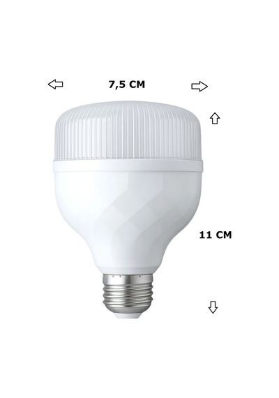 20w Torch Ampul E27 T-bulb Led Beyaz Renk 2400 Lümen