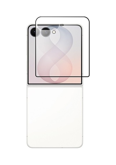 Vendas Galaxy Z Flip 8 Uyumlu Anti-statik Kenarları Kırılmaya Dayanıklı Cam Ekran Koruyucu