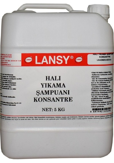 Lansy Konsantre Halı Yıkama Şampuanı 5 KG
