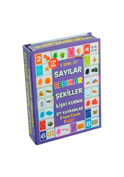 Dıy Toy Zıt Kavramlar Zeka Kartları