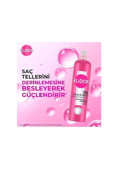 Elidor Saç Kremi 240ml 7/24 Güçlü Ve Parlak