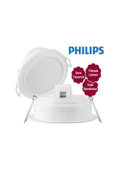 Philips 10W Sıva Altı Led Spot Panel Beyaz Kasa 6500K Beyaz