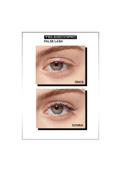 L'Oreal Paris Rimel Telescopic Falselash Maskara Siyah