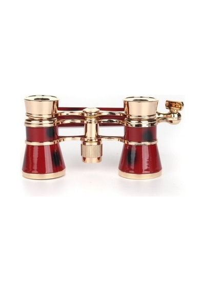 Objesi Salon Dekoru Sanatsal Hediye Tiyatro / Opera Dürbünü 3x25 Prinç Metal Kaplamalı