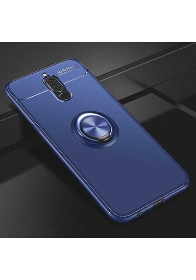 Huawei Mate 10 Lite Kılıf Zore Ravel Silikon Kapak Mavi