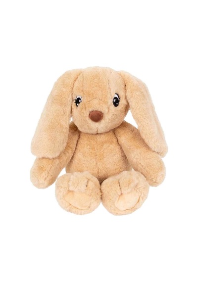 Oturan Peluş Tavşan 25 Cm Krem