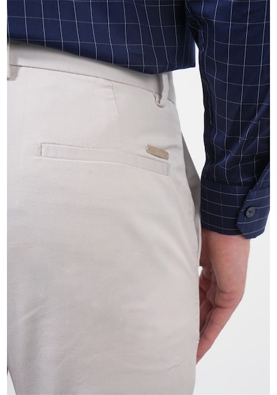 İmza Taş Yan Cep Slim Fit Casual Pamuklu Chino Pantolon 1003260178