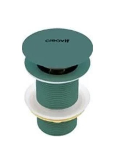 Creavit Sf030.nyl Lavabo Sifon Başlığı Pop-up Taşmasız - Nil Yeşili