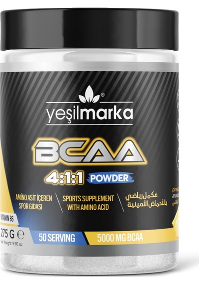 Yeşilmarka Vegan BCAA - Ananaslı 275 Gr