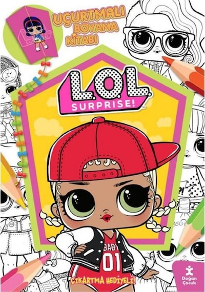 Lol Surprise! Uçurtmalı Boyama Kitabı - Çıkartma