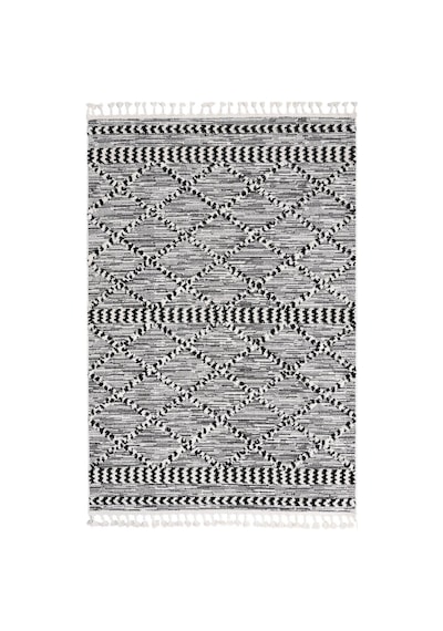 Dolce Vita Halı Sumatra 356 Zebra Bohem Halı Siyah