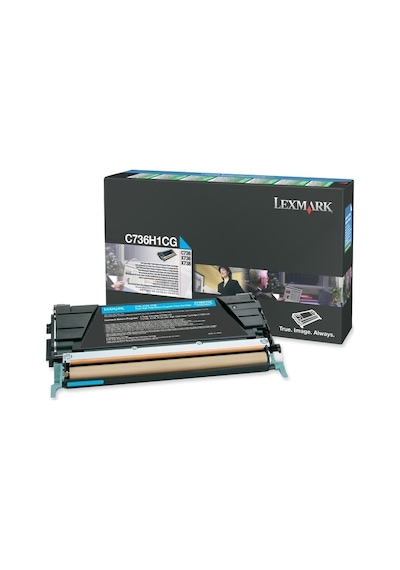 Lexmark C736H1Cg C-X 736/738 Yük.Kap.Mavi Toner 10.000 Sa
