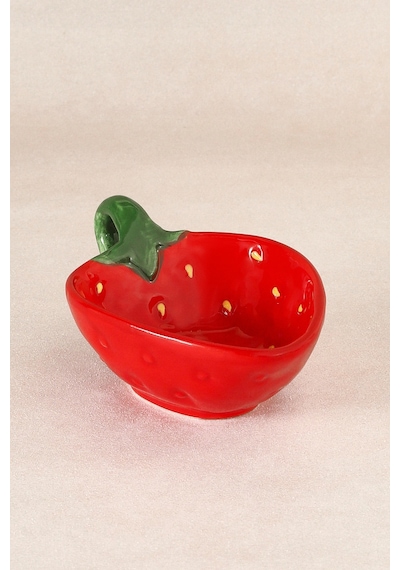 Karaca Strawberry Çerezlik 14 Cm kırmızı