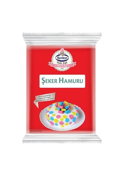 Tatlı Şefi Kırmızı Şeker Hamuru 200g .