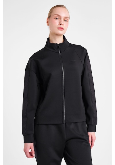 Lescon Kadın Fermuarlı Sweatshirt 25n-2123 Siyah