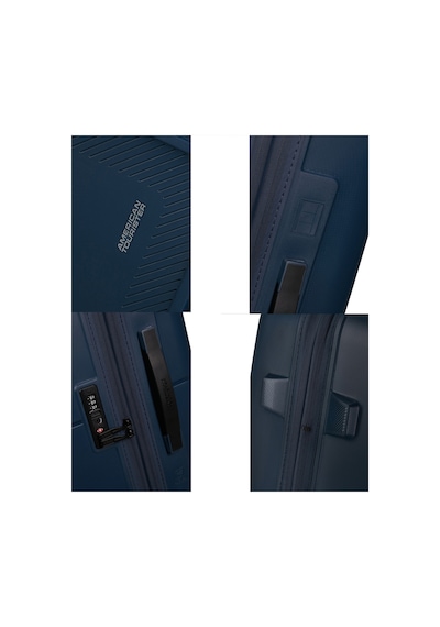 American Tourister Lacivert Unisex Çekçekli Sert Valiz Dashpop-spınner 67/24 Exp Tsa