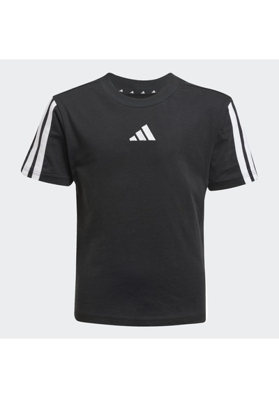 Adidas Je0317 Lk 3s Tee 160 Çocuk Tişört Siyah