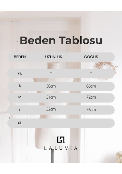 Laluvia Kahverengi Kayık Yaka Detaylı Puantiyeli Bluz - 2y0668