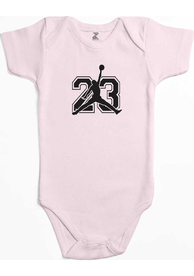Zepplin Giyim Jordan Black 23 Sarı Bebek Body Zıbın