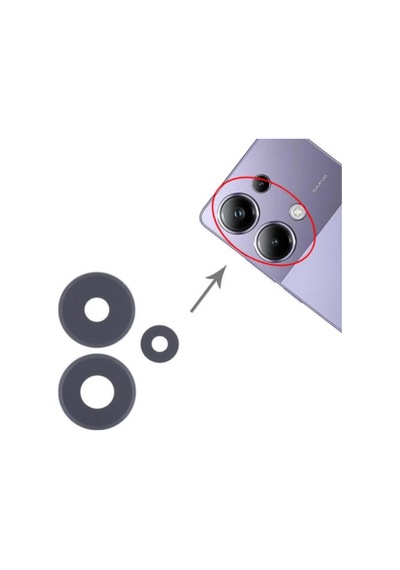 Xiaomi Uyumlu Poco M6 Pro 4g Kamera Lensi Cam 2312fpca6g