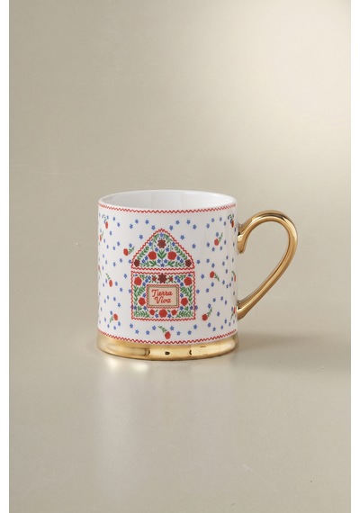Karaca House Garden Kupa 330 Ml Çok Renkli