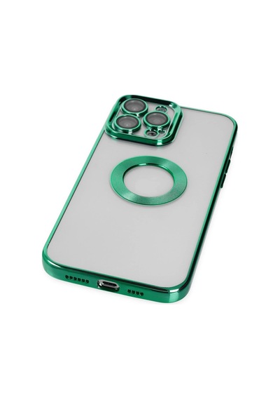 Newface - 491 - iPhone Uyumlu 14 Pro Max Kılıf Slot Silikon - - Csmo-tex - Köknar Yeşili