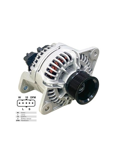 Bosch 24v Alternatör Dinamo 150 A 5 Fiş Soketli W-l-15-s-dfm Renault-volvo
