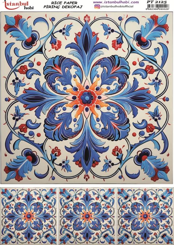 Pirinç Dekopaj Kağıdı 30x42cm Pt-2125