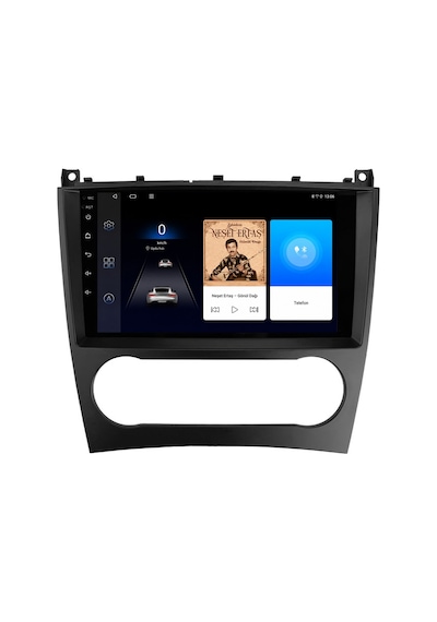 Mercedes C-class 2004-2006 Android Multimedya Carplay Android Auto Navigasyon 6gb Ram 64gb 9"