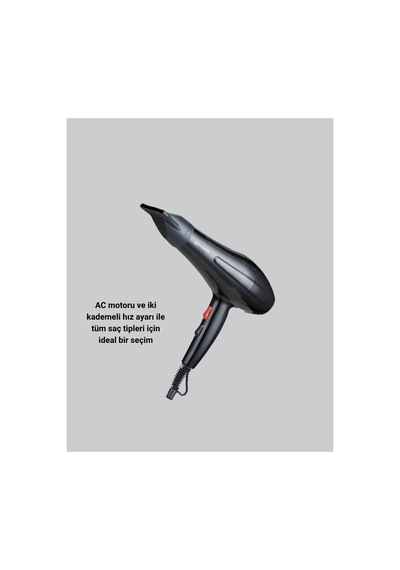 2200w Ac Motorlu Hafif Fön Makinesi