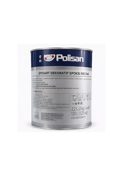 Polisan Epoart Epoksi Dekoratif Reçine 2.5 Kg Diğer