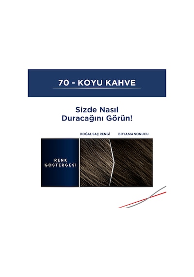 Schwarzkopf Men Perfect Saç Boyası 70- Koyu Kahve-kolay Ve Hızlı Beyaz Kapama - 3 Adet