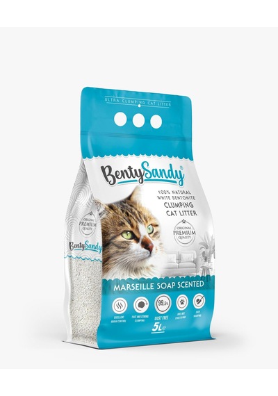 Benty Sandy Marsilya Sabun Kokulu Kedi Kumu 5 L