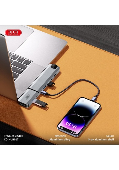 Özel Seri Masaüstü Elektronik Giriş Usb-c Hub Çoklayıcı 4k 100w
