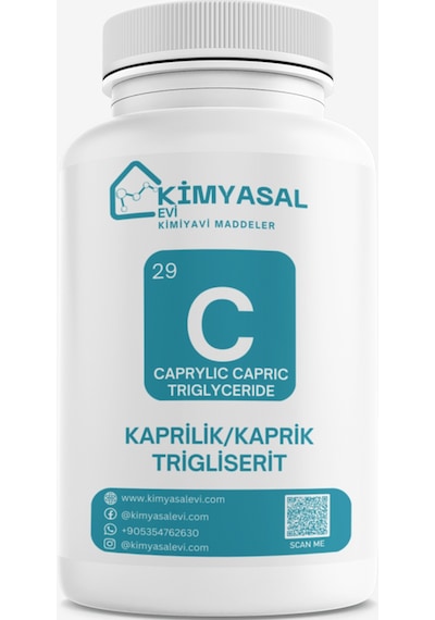 KAPRİLİK/KAPRİK TRİGLİSERİT-CAPRYLIC CAPRIC TRIGLYCERIDE hammadde 500g