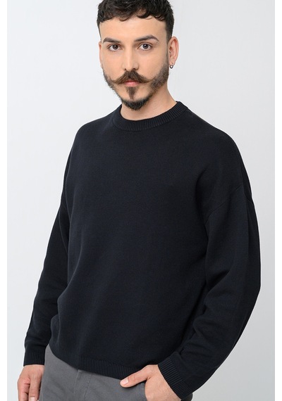 Jack & Jones Erkek Sweat 12283545 Siyah Siyah