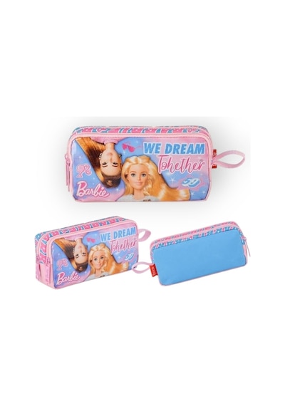 Okul Çantası - Beslenme Çantası - Kalem Çantası - 500 Ml Suluk & Matara Pembe