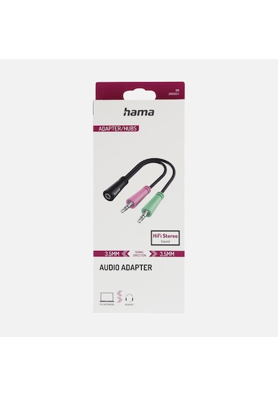Hama Audio Adaptör, 3.5 Mm Jack Plug - 4-pin 3.5mm Jack 7'li Avantaj Paketi Mıchu