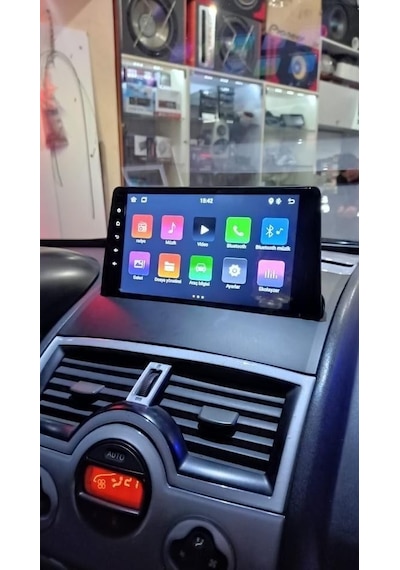 Renault Megane 2 Android 14 2-32 Multimedya Carplay-kamera-ıps