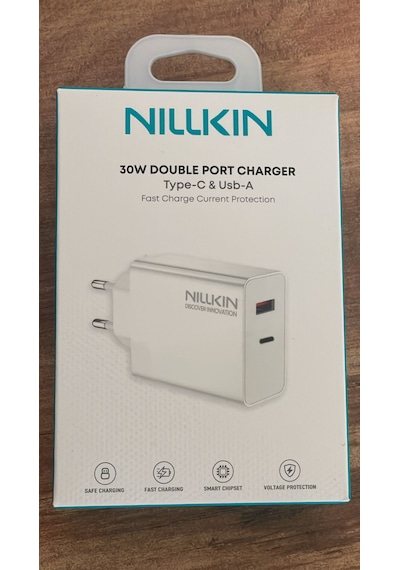 Cisteen Nillkin 30w Typec Usb Çift Portlu Hızlı Şarj Cihazı Apple Samsung Huawei Xaomi Honor Uyumlu Usb A Ve Type C Çift Çıkışlı