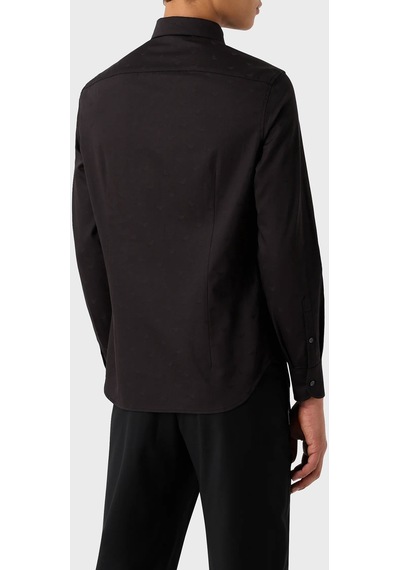 Emporio Armani Erkek Gömlek 6r1c86 1nvyz F087 Siyah