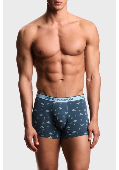 Emporio Armani Erkek Boxer Em000370 Af20669 Mb148 Siyah-gri-lacivert Siyah-Gri-Lacivert